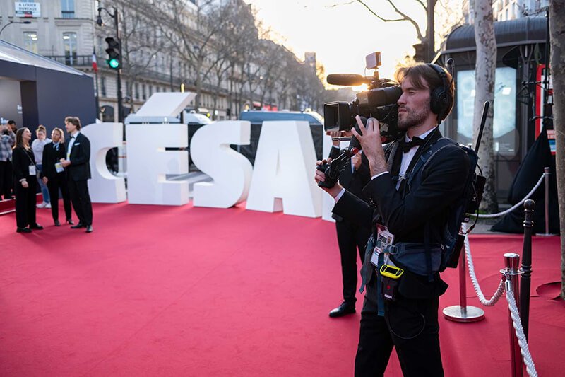 A 3iS student at César Awards ceremony